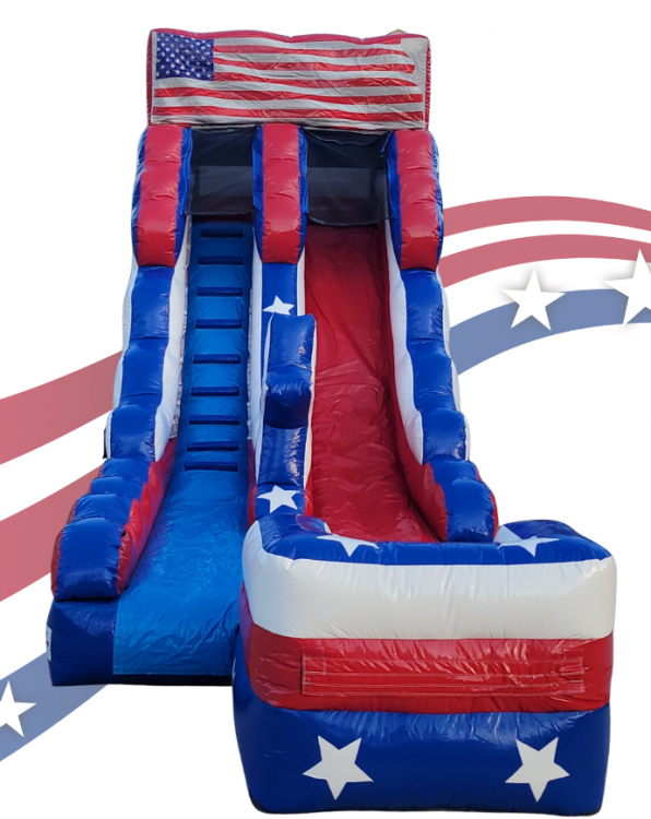 17' USA Slide - Jumpy Thingz Party Rentals