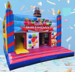 Birthday Bounce House Slide Combo (Dry Only)