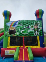 4160686459344349647 1711552379 Double Lane Balloon Bounce House Slide Combo